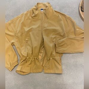 Old Navy Tan Utility Jacket with Matte Finish